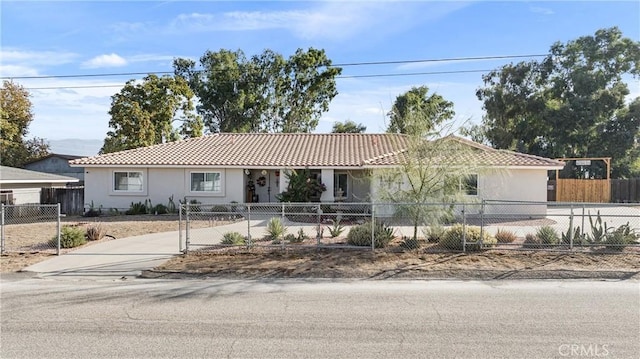 view of ranch-style home