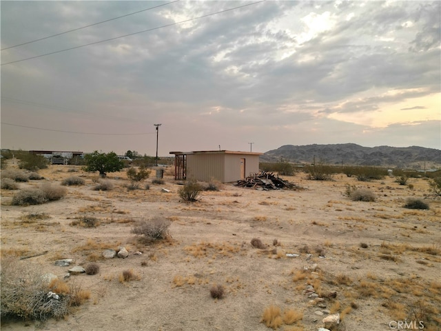 exterior space featuring a rural view