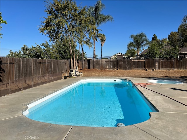 view of pool