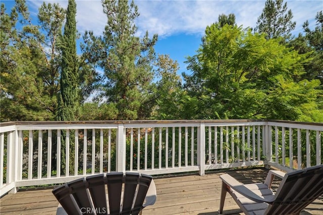 view of deck