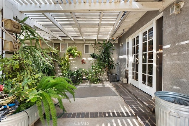 view of patio / terrace with french doors