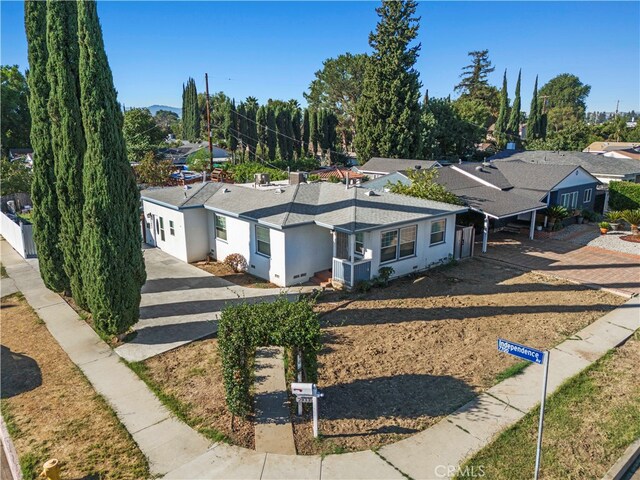 view of ranch-style home