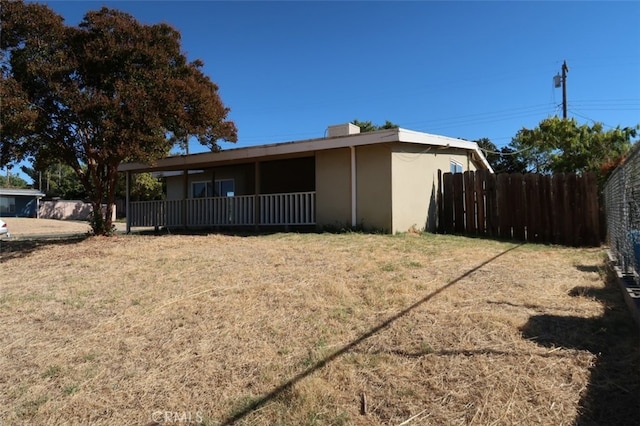 view of rear view of house