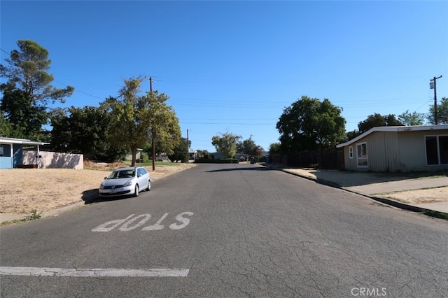 view of street