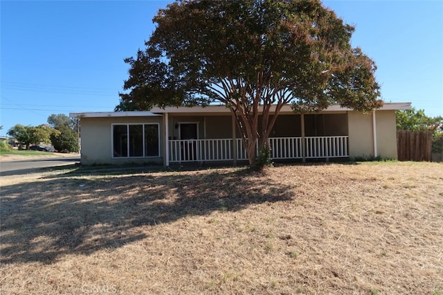 view of ranch-style home