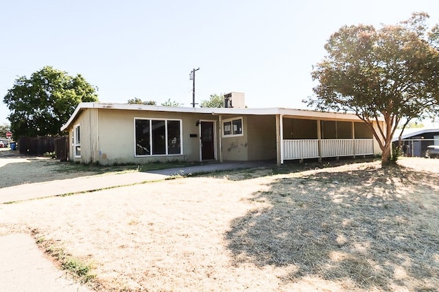 view of front of home