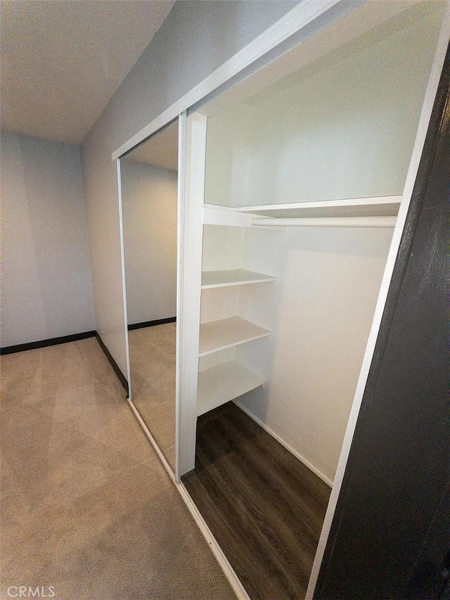 view of closet