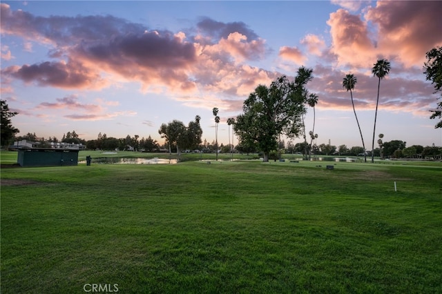 surrounding community with a lawn