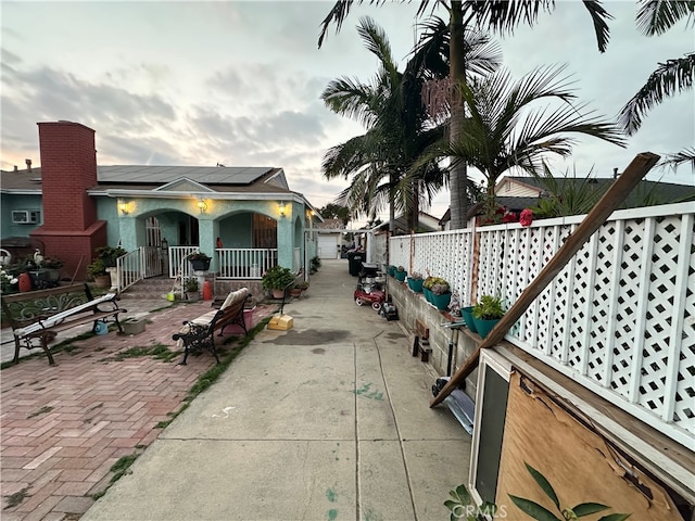 exterior space with a patio area