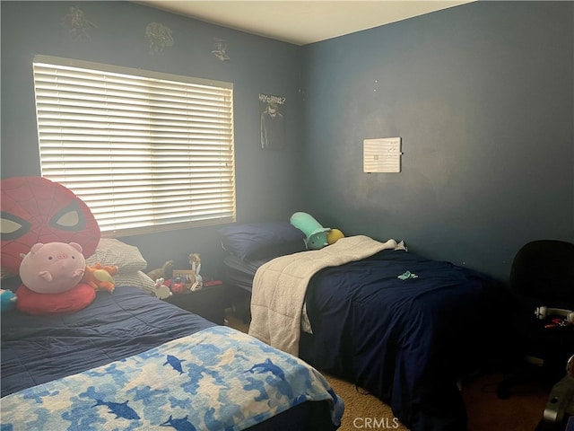 bedroom featuring carpet floors