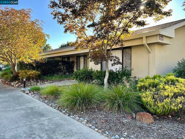 view of front of home