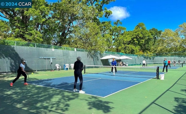 view of sport court