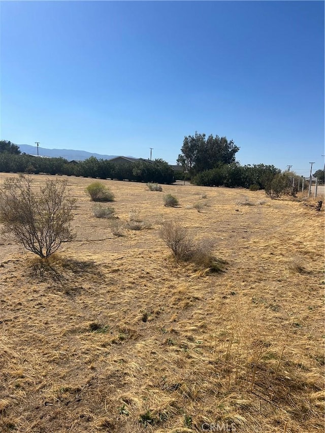 view of nature with a rural view