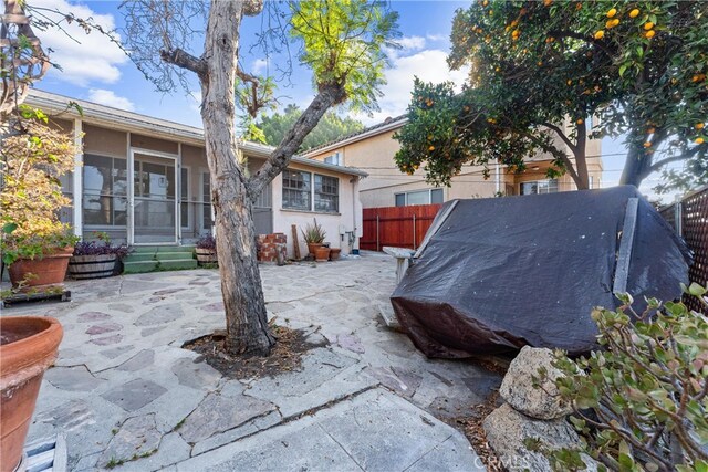 exterior space featuring a patio