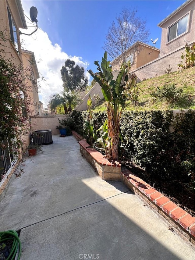 view of patio / terrace featuring a fenced backyard