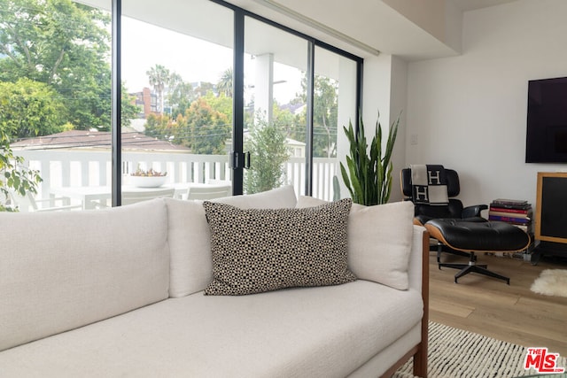 bedroom featuring hardwood / wood-style floors