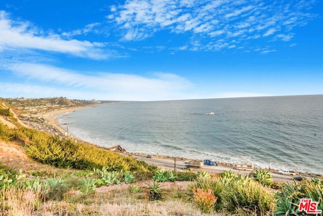 water view with a beach view