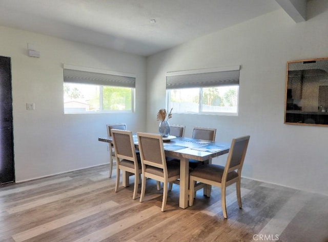 74279 Old Prospector Trl, Palm Desert, CA 92260 - dining area with plenty of natural light and wood finished floors