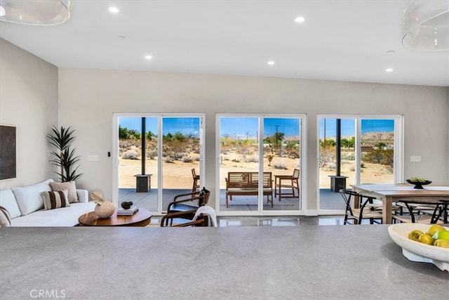 view of living room