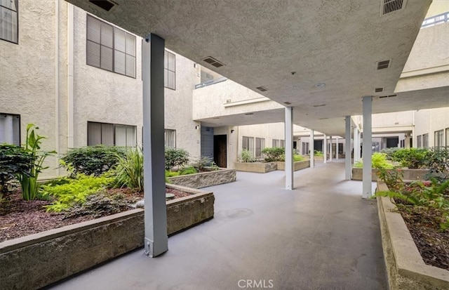 view of property's community with visible vents