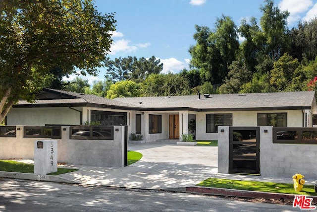 view of ranch-style home