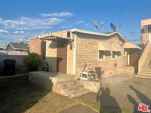 exterior space featuring a patio area