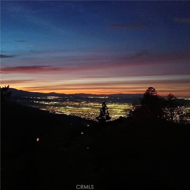 view of nature at dusk