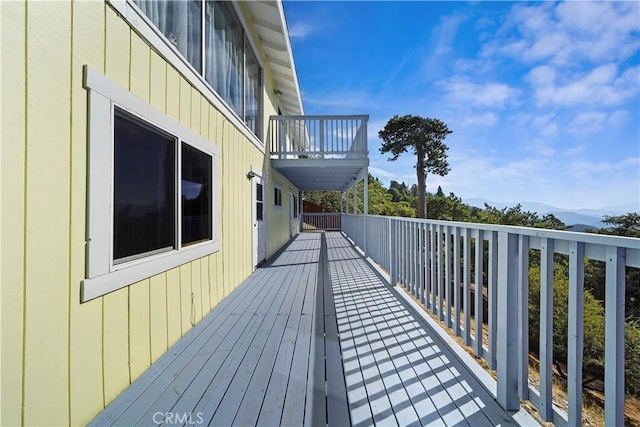 view of deck