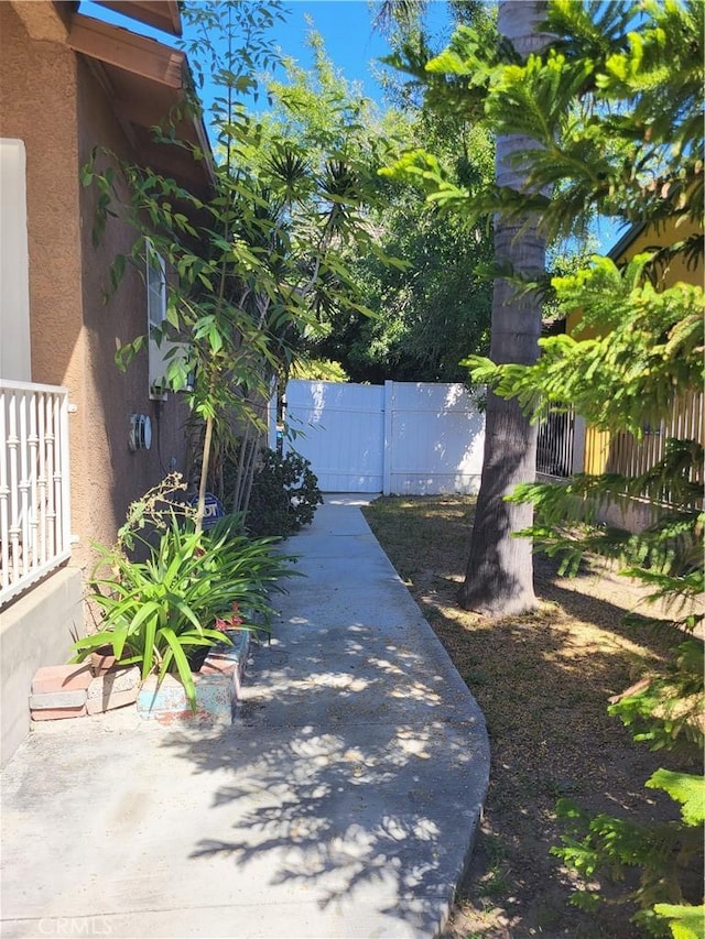 view of yard featuring a patio