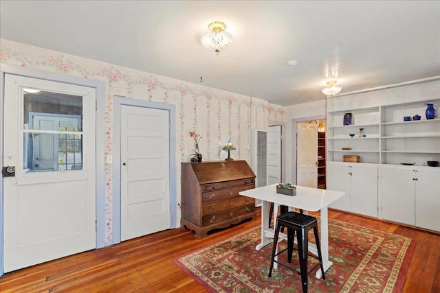 dining room featuring hardwood / wood-style floors