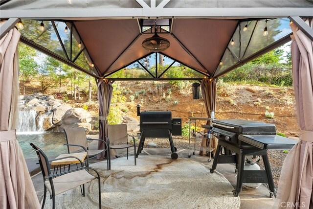 5772 Acorn Ridge Dr, Paradise, CA 95969 - view of patio / terrace with a gazebo