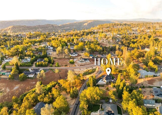 5772 Acorn Ridge Dr, Paradise, CA 95969 - drone / aerial view of a mountain backdrop