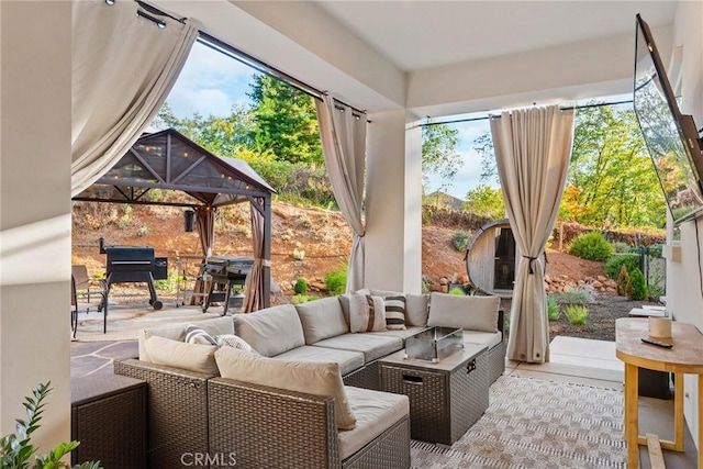 sunroom featuring plenty of natural light