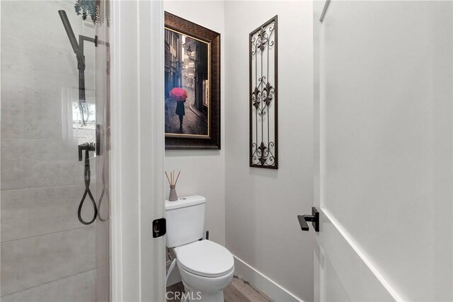 5772 Acorn Ridge Dr, Paradise, CA 95969 - bathroom featuring toilet and wood finished floors
