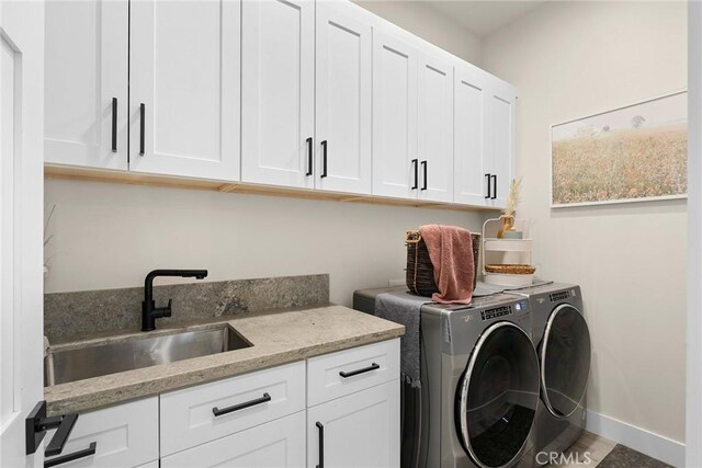 5772 Acorn Ridge Dr, Paradise, CA 95969 - washroom with separate washer and dryer and cabinet space