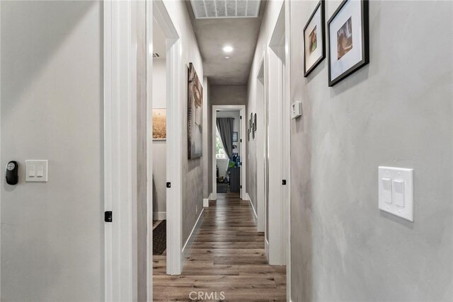 5772 Acorn Ridge Dr, Paradise, CA 95969 - hall featuring wood finished floors and baseboards