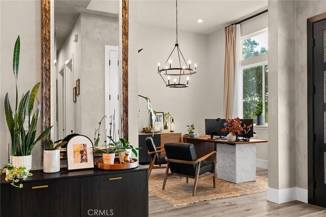 5772 Acorn Ridge Dr, Paradise, CA 95969 - reception with a chandelier and recessed lighting