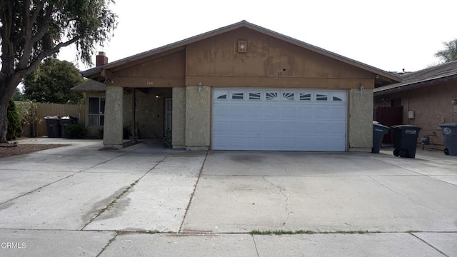 ranch-style house with a garage