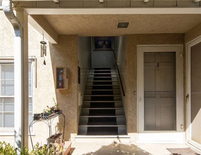 view of staircase