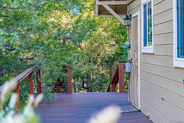 view of deck