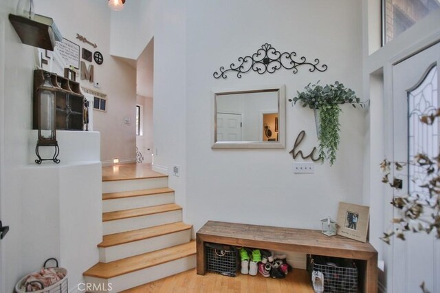 interior space featuring hardwood / wood-style floors