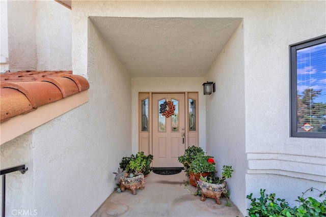 view of entrance to property