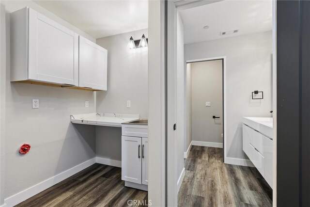 3078 Wilton Dr, Cambria, CA 93428 - bathroom with wood finished floors and vanity