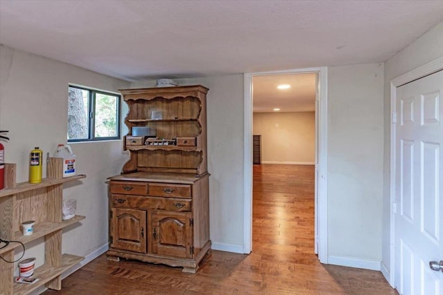 interior space featuring light wood-type flooring