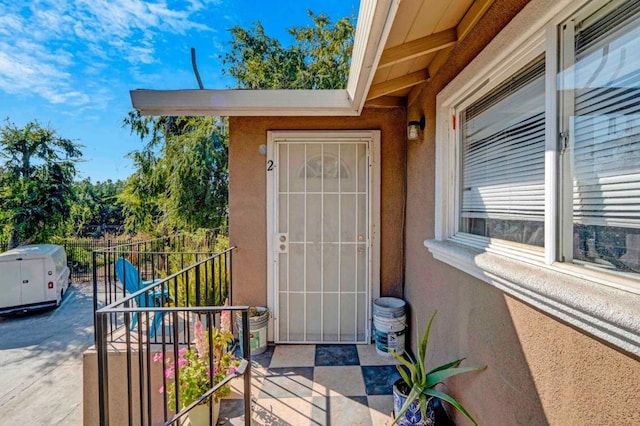 view of property entrance