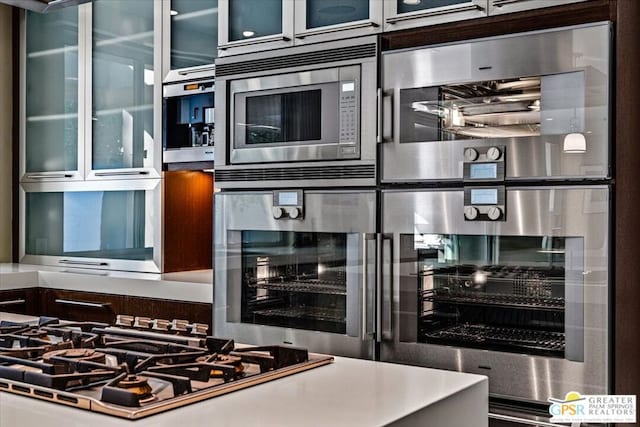 kitchen featuring appliances with stainless steel finishes