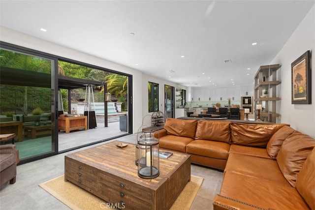 view of living room