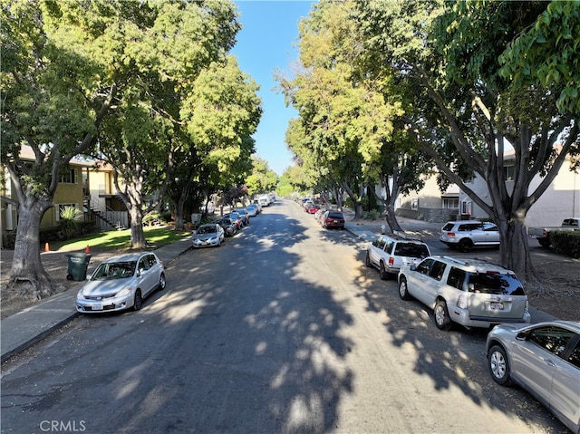 view of street