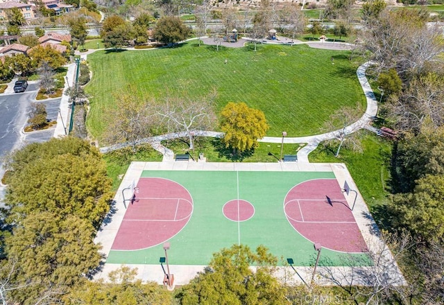 view of sport court