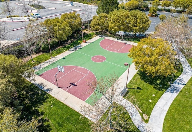 view of sport court